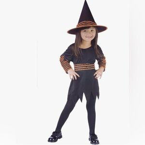 Toddler Pumpkin Patch Witch Costume 2T 3T 4T